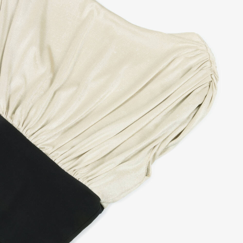 Fun & Fun-Girls Gold Ruched Sleeveless Top | Childrensalon