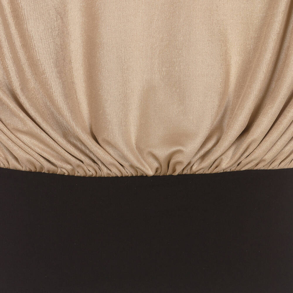 Fun & Fun-Girls Gold Ruched Sleeveless Top | Childrensalon