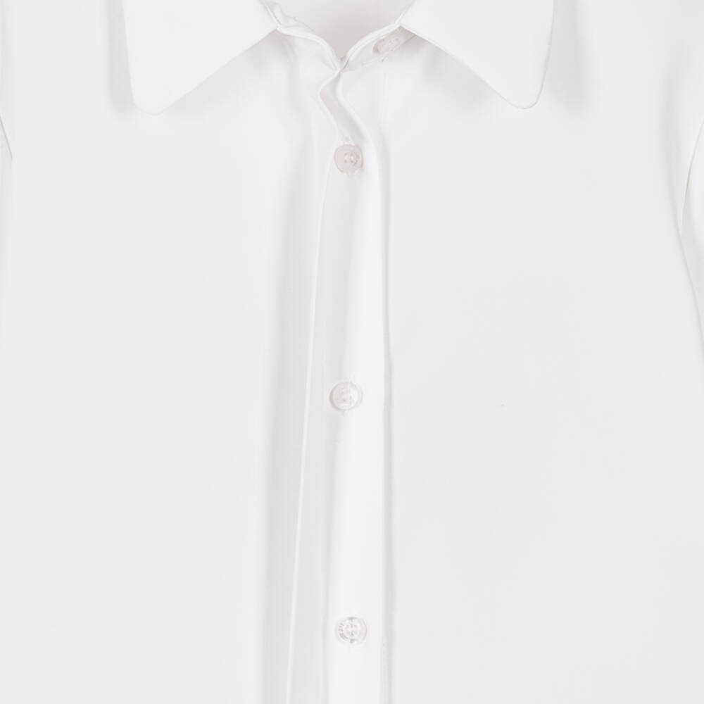 Fun & Fun-Girls Off-White Blouse with Bow | Childrensalon