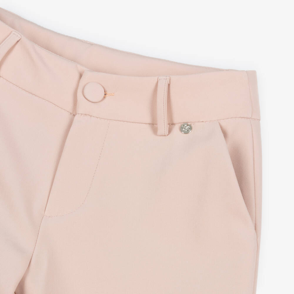 Fun & Fun-Girls Pastel Pink Trousers | Childrensalon