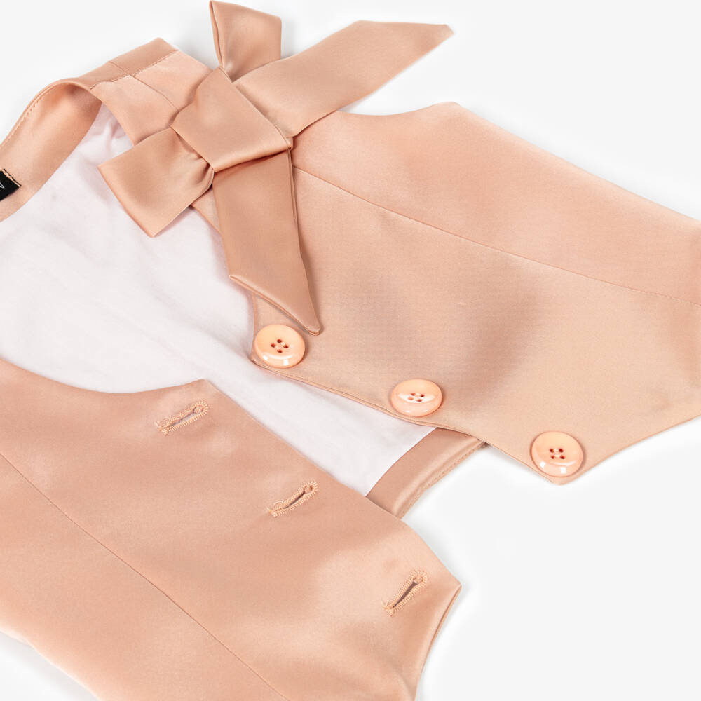 Fun & Fun-فيست ساتان لون زهري خوخي للبنات | Childrensalon