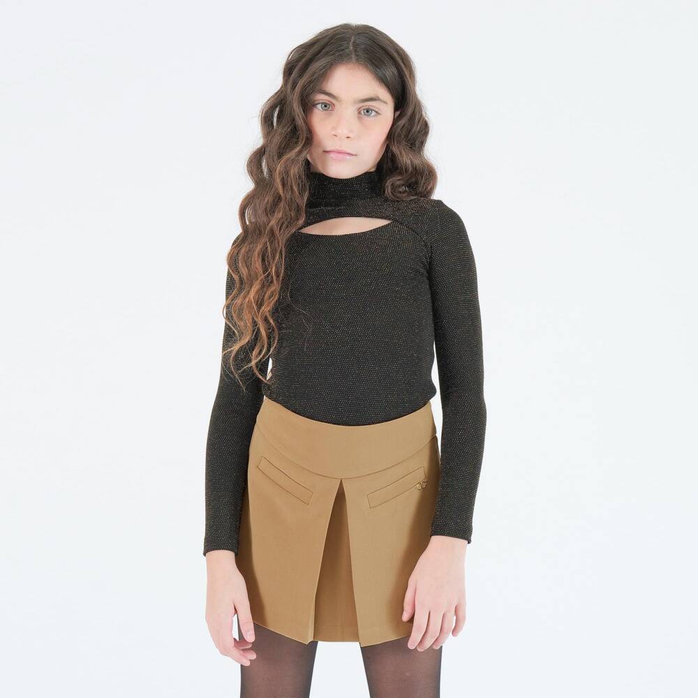 Fun & Fun-Girls Sand Beige Skort | Childrensalon