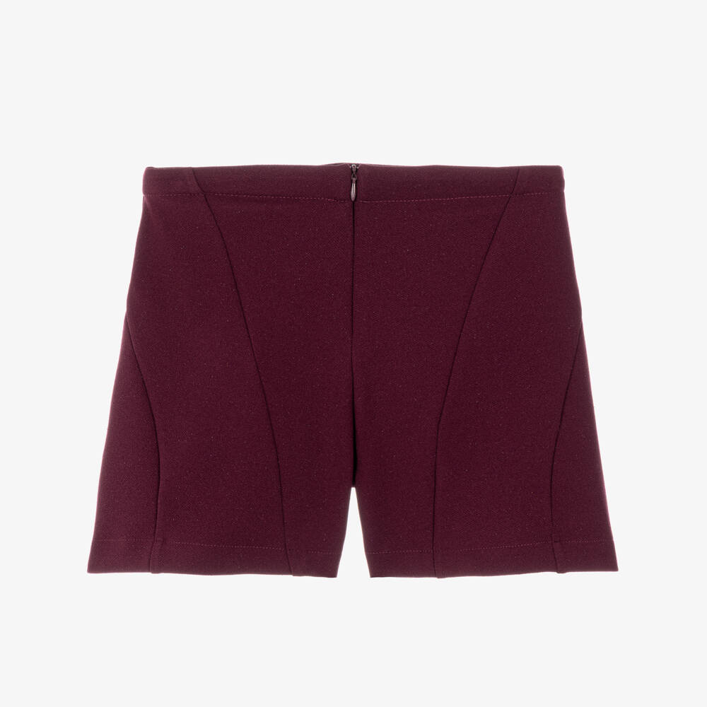 Fun & Fun-Girls Shimmery Burgundy Red Skort | Childrensalon