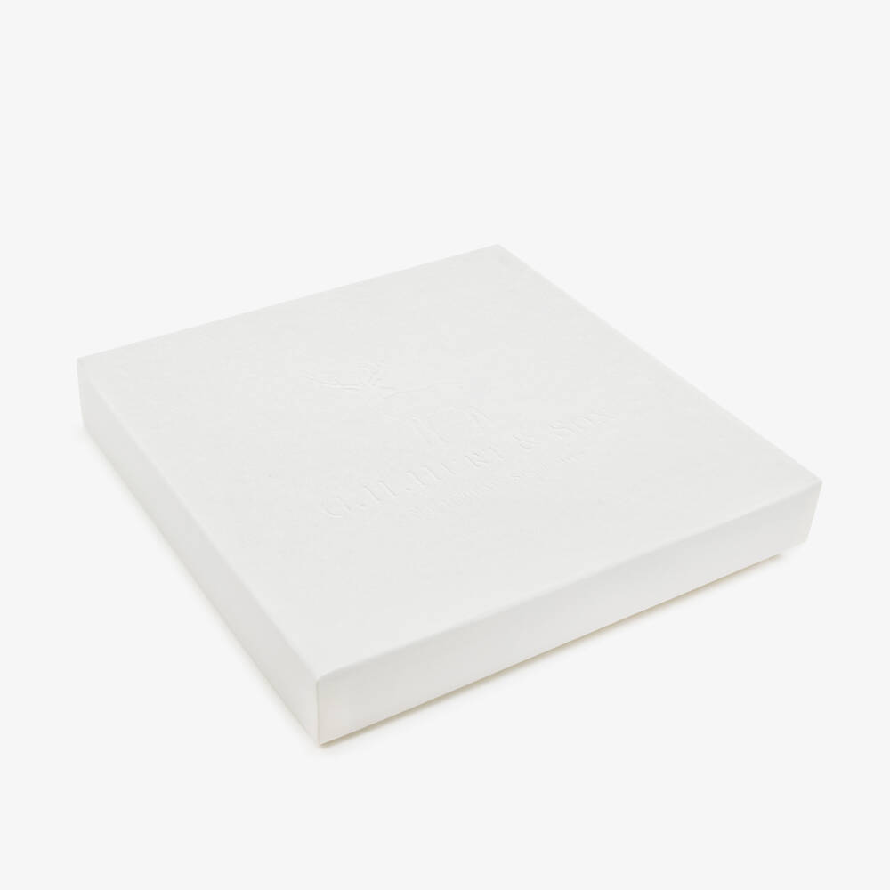 G.H.Hurt & Son-Pink Pure Cashmere Baby Shawl (122cm) | Childrensalon