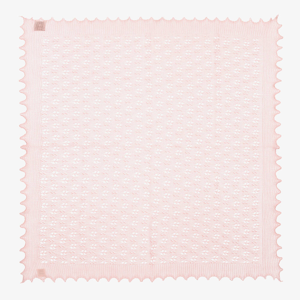 G.H.Hurt & Son-Pink Shawl & Bib Baby Gift Set | Childrensalon