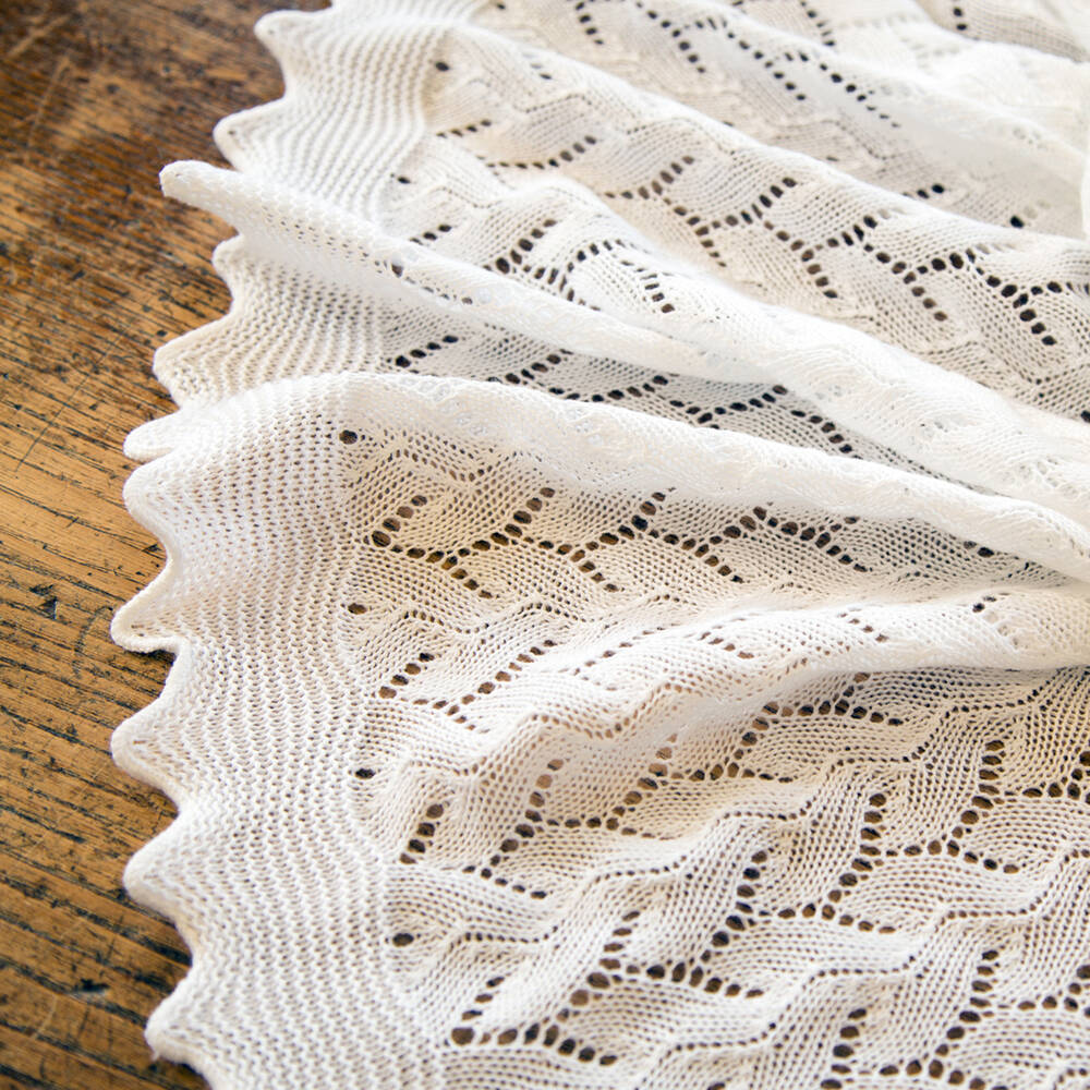 G.H.Hurt & Son-White Shawl & Bib Baby Gift Set | Childrensalon