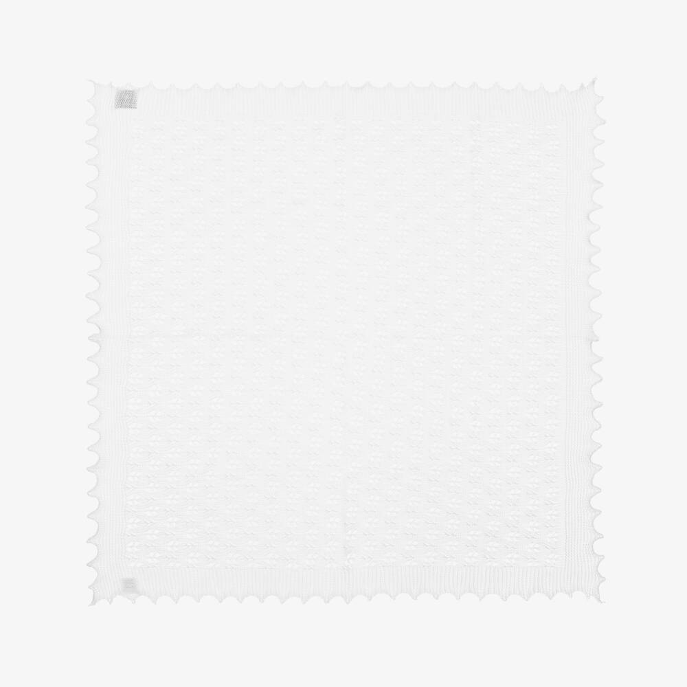 G.H.Hurt & Son-White Shawl & Bib Baby Gift Set | Childrensalon