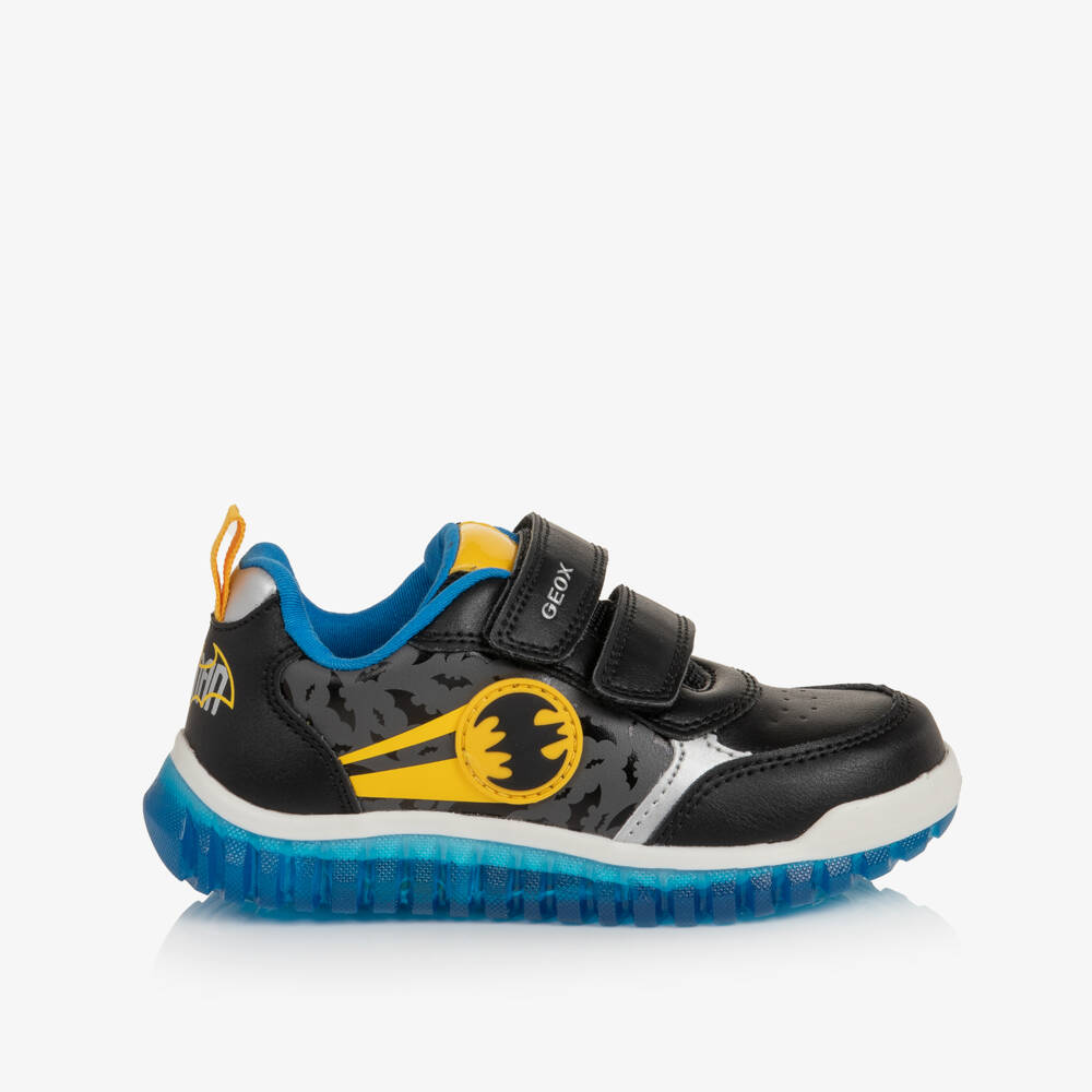 Geox-Boys Black Batman Light-Up Trainers | Childrensalon