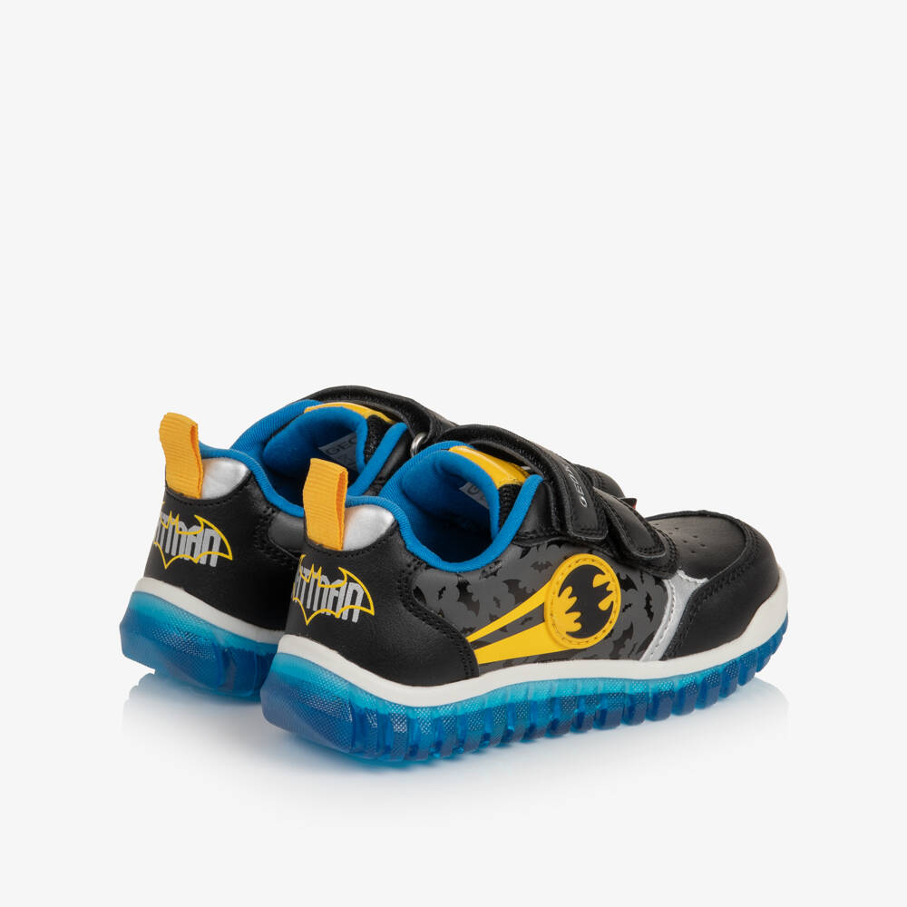 Geox-Boys Black Batman Light-Up Trainers | Childrensalon