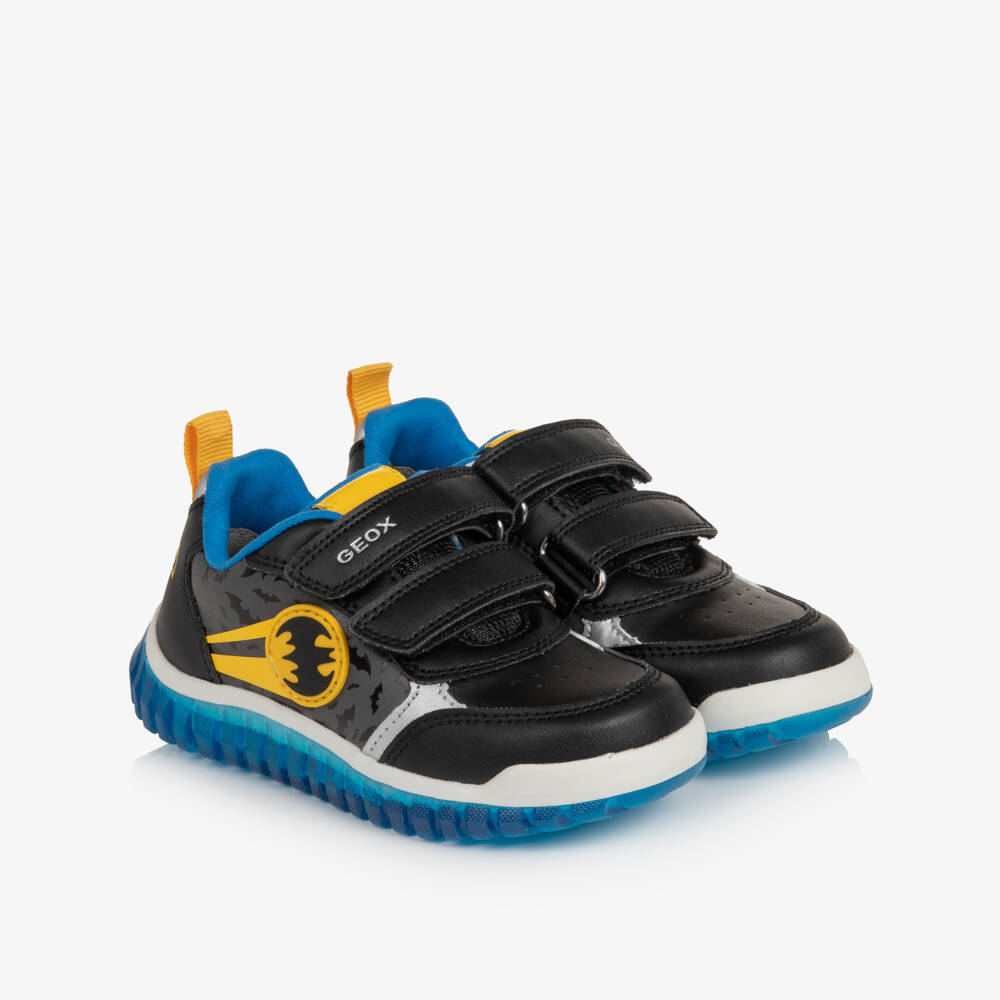 Geox-Boys Black Batman Light-Up Trainers | Childrensalon