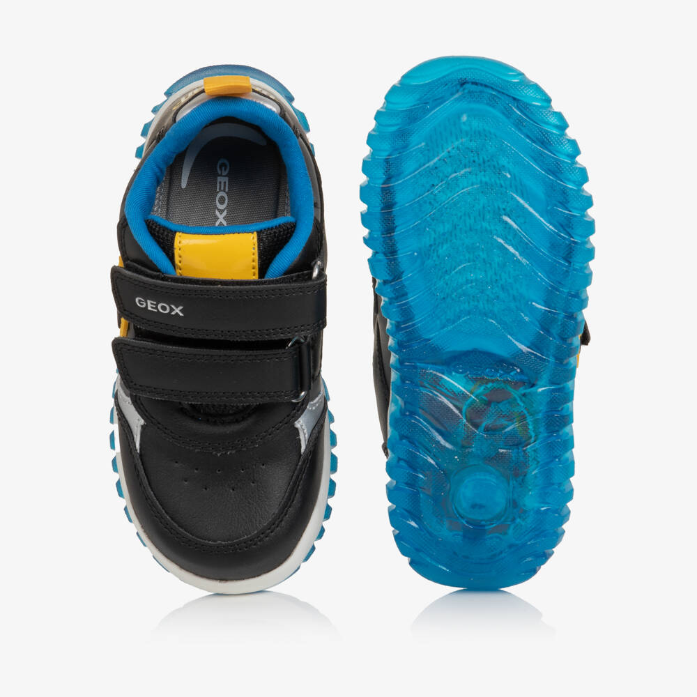 Geox-Boys Black Batman Light-Up Trainers | Childrensalon