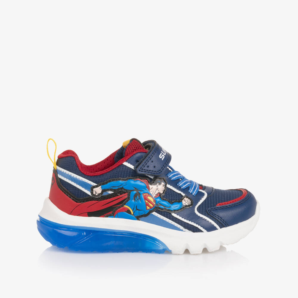 Geox SUPERMAN LIGHTYLOO - Sneakers laag - navy/royal/blauw