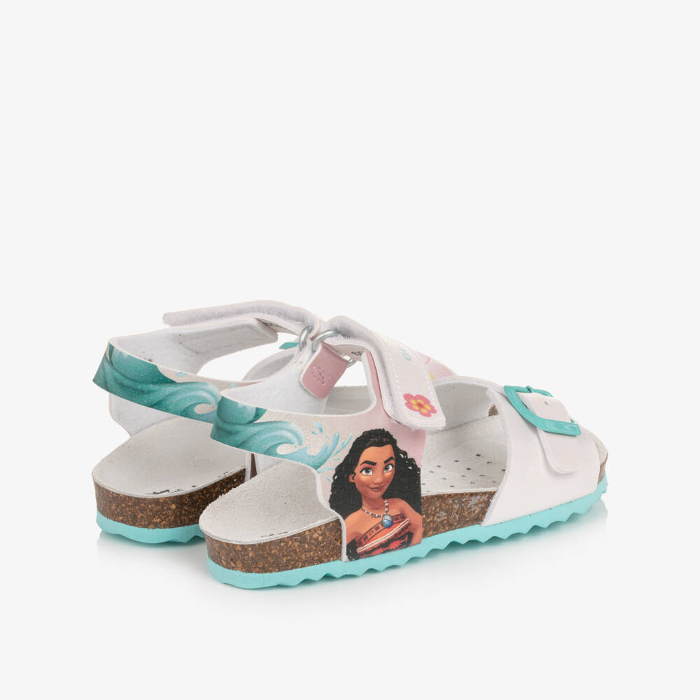 Geox-Girls Pearly White Disney Princess Sandals | Childrensalon