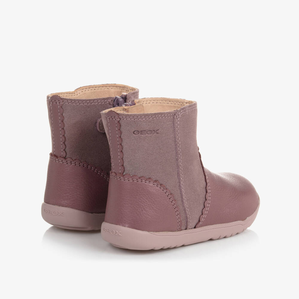 Geox-Розовые полусапоги для девочек | Childrensalon
