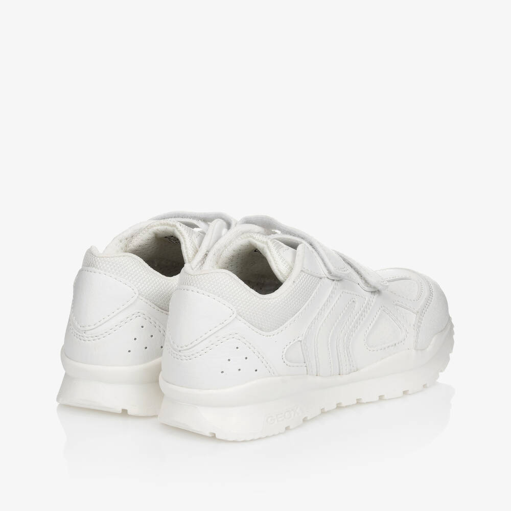Geox-Белые кроссовки из искусственной кожи | Childrensalon
