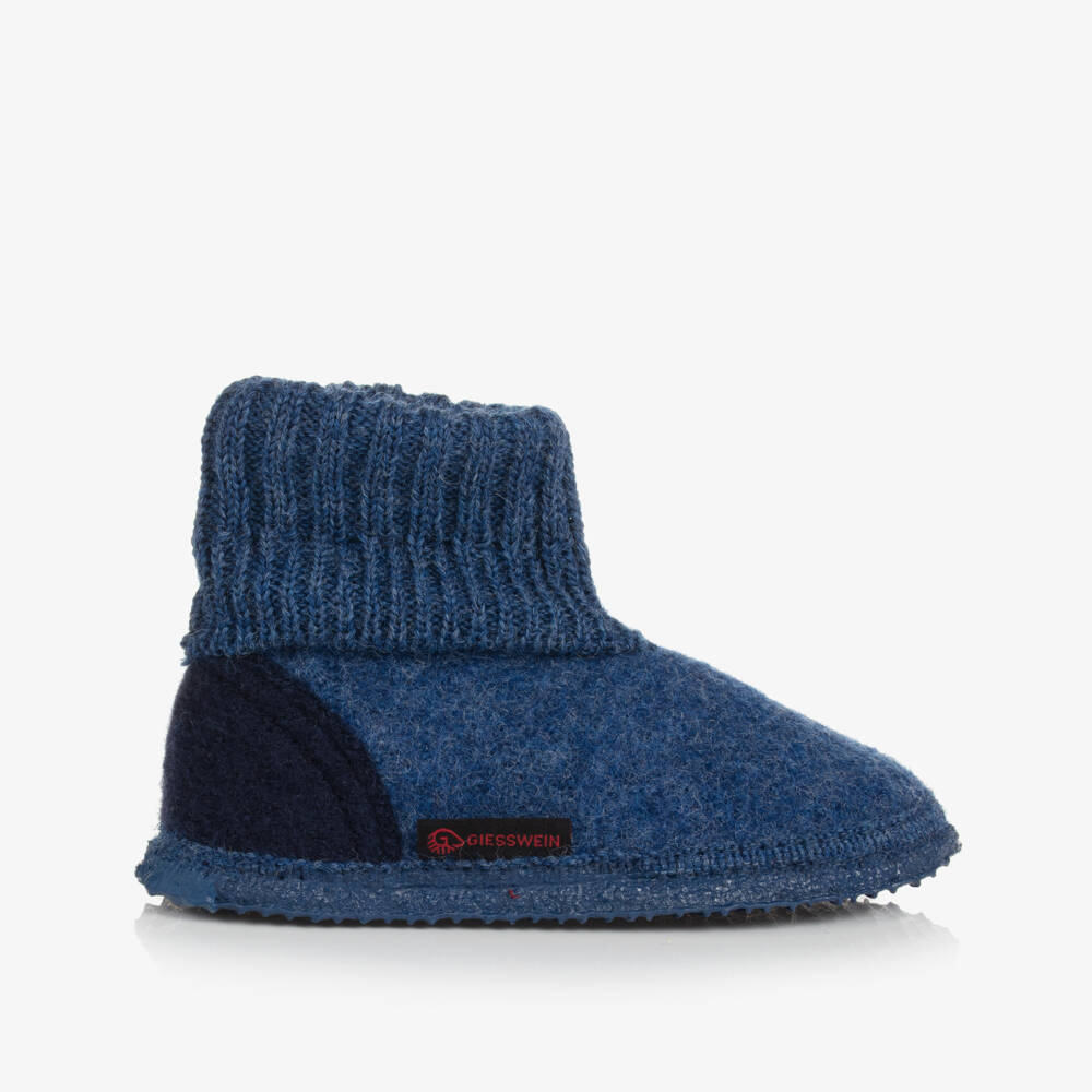 Giesswein-سليبرز جوخ صوف لون أزرق | Childrensalon