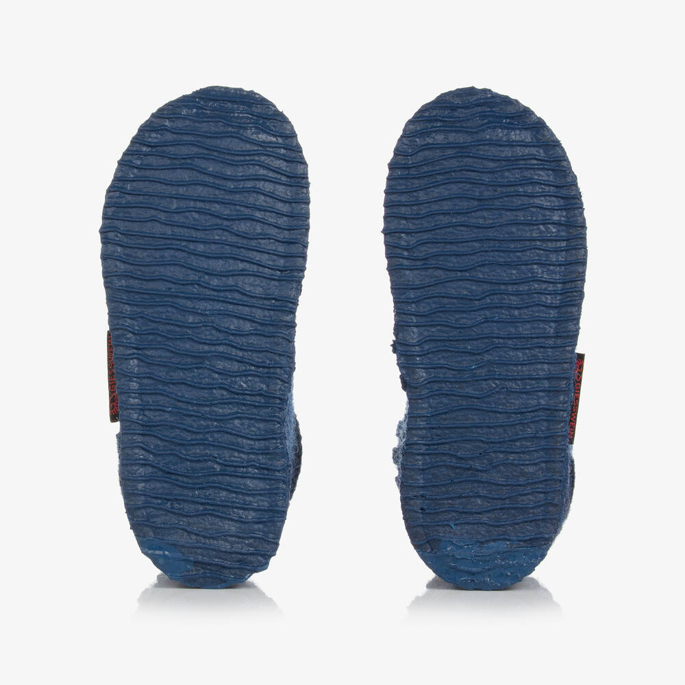 Giesswein-Синие войлочные тапочки | Childrensalon