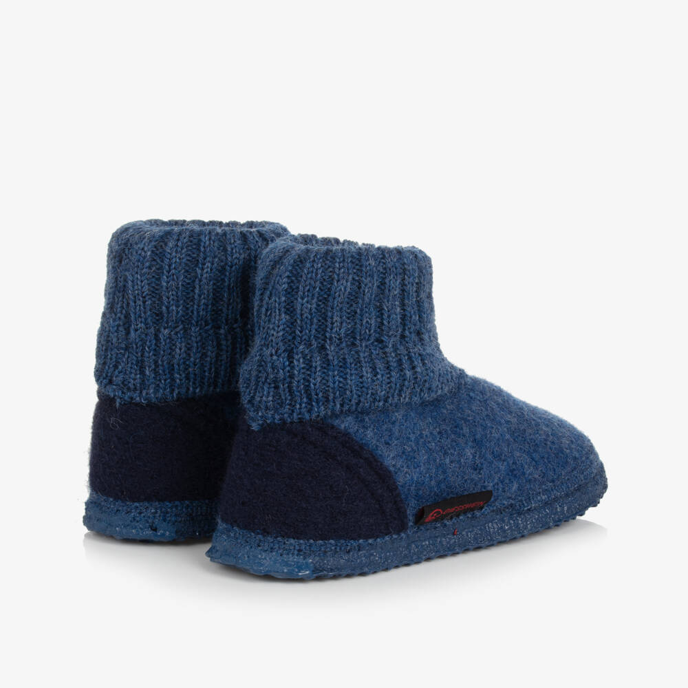 Giesswein-سليبرز جوخ صوف لون أزرق | Childrensalon