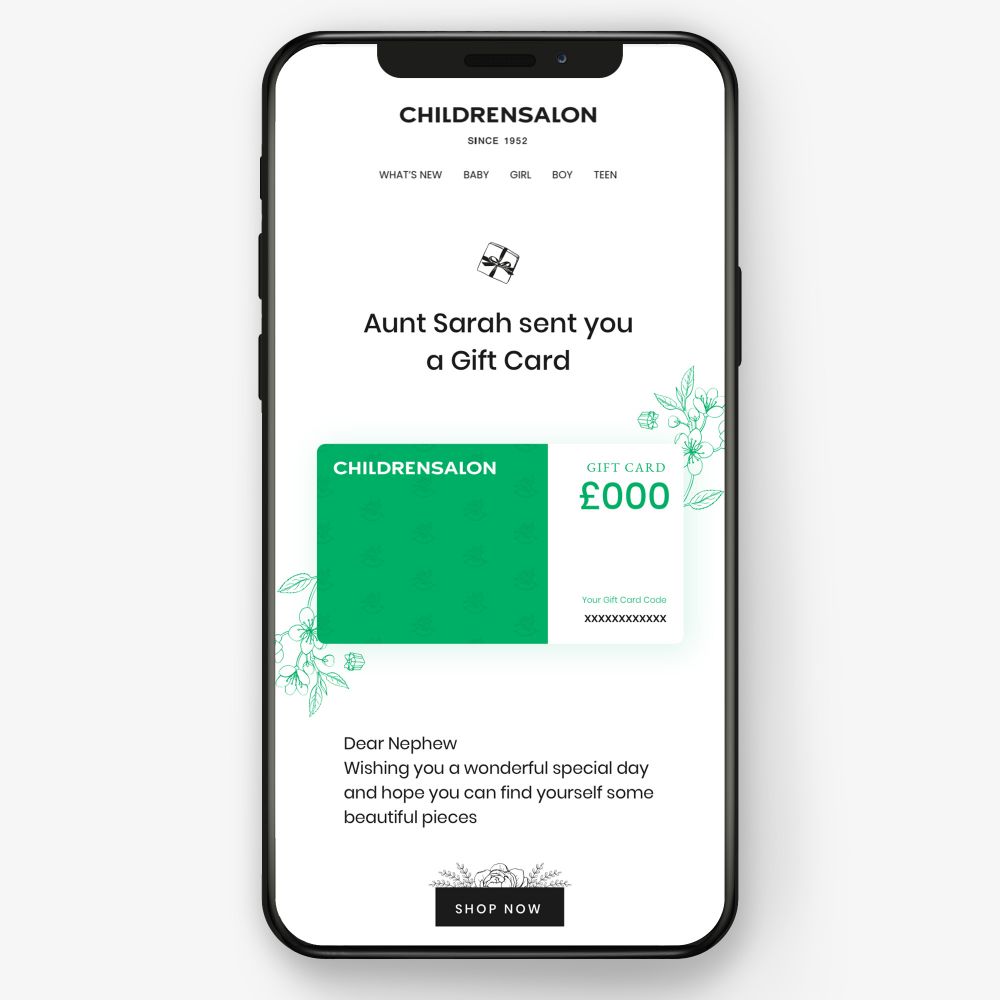 Gift Card-Gift Card (E-Card) | Childrensalon