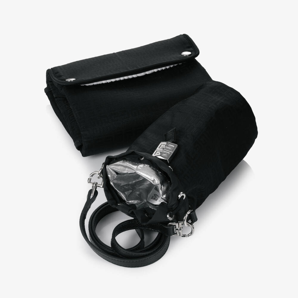 Givenchy-Black 4G Monogram Baby Changing Bag (54cm) | Childrensalon