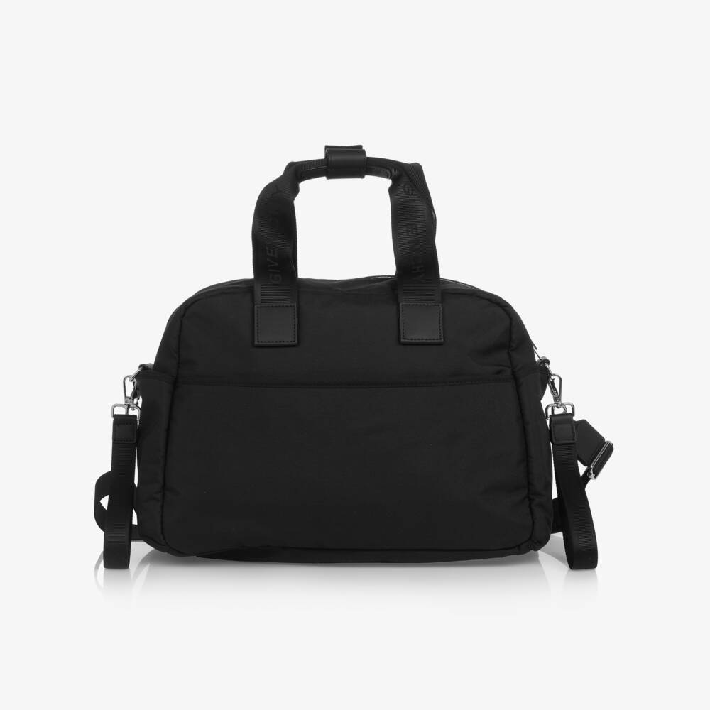 Givenchy-Black Logo Baby Changing Bag (40cm) | Childrensalon