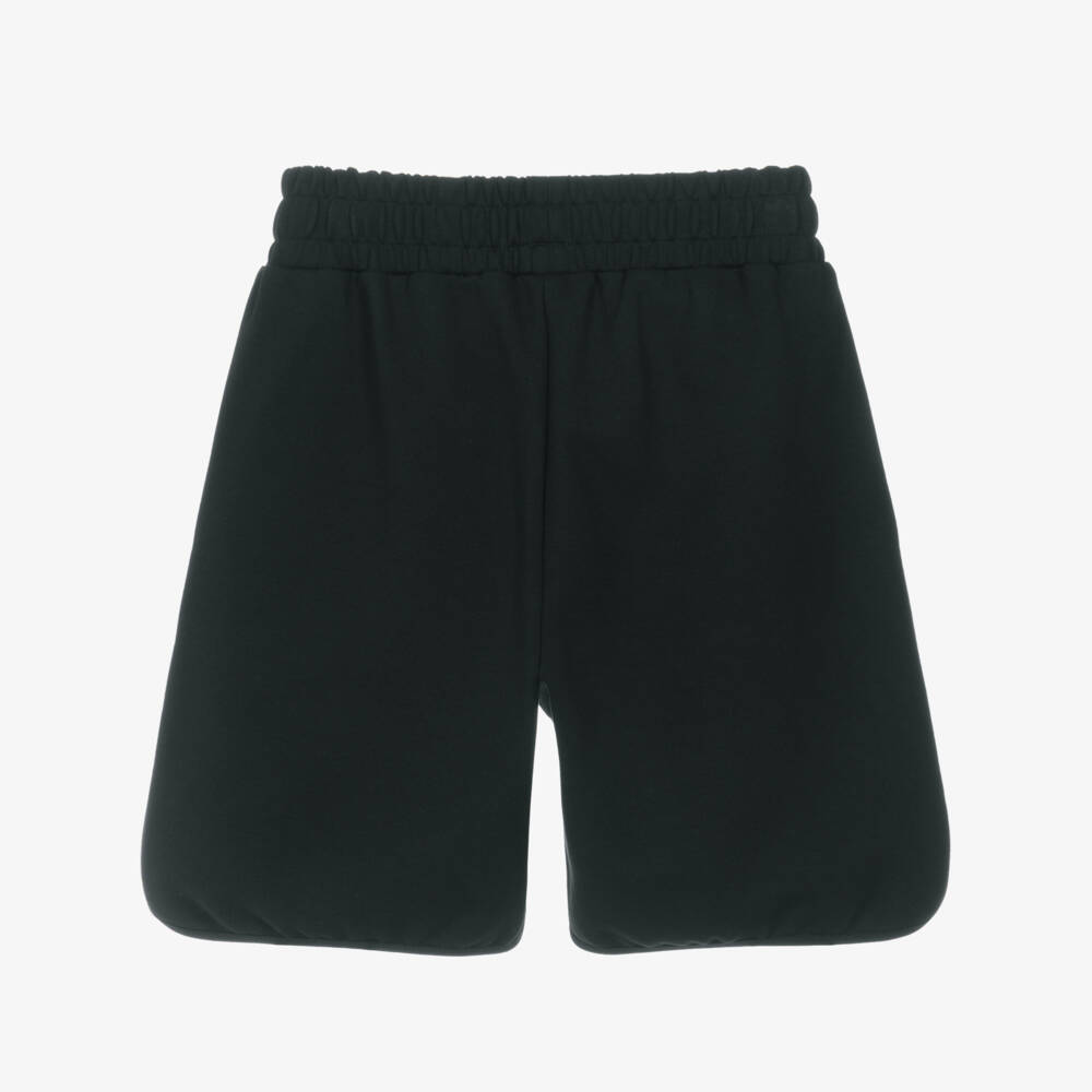 Givenchy-Boys Black Milano Jersey Shorts with Embroidered Logo | Childrensalon