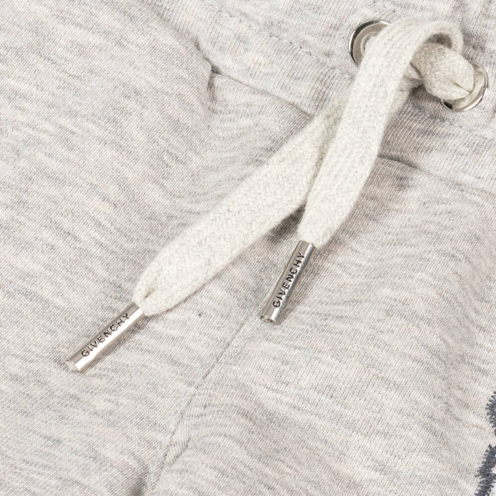 Givenchy-Boys Grey Cotton Jersey Shorts | Childrensalon