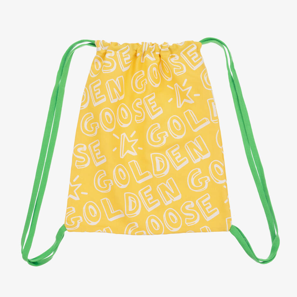 Golden Goose-White & Green Old School Leather Trainers | Childrensalon