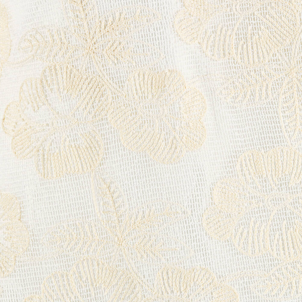 Graci-Girls Ivory Floral Crochet Lace Dress | Childrensalon