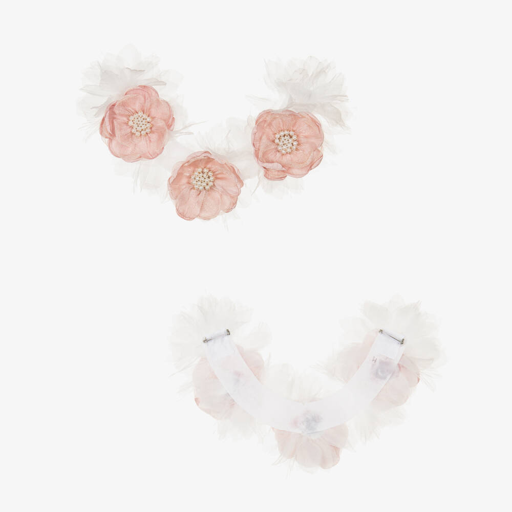 Graci-Girls Pink Organza Dress | Childrensalon