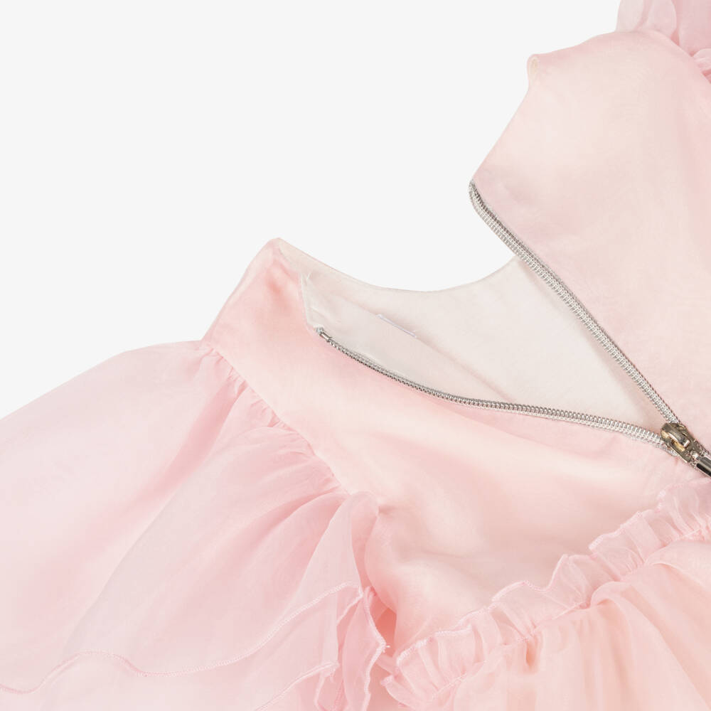 Graci-Girls Pink Organza Dress | Childrensalon