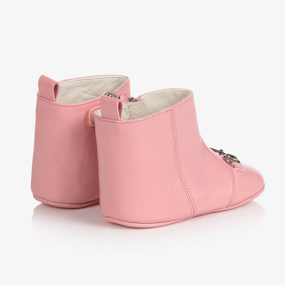 Gucci-Baby Girls Pink Pre-Walkers | Childrensalon