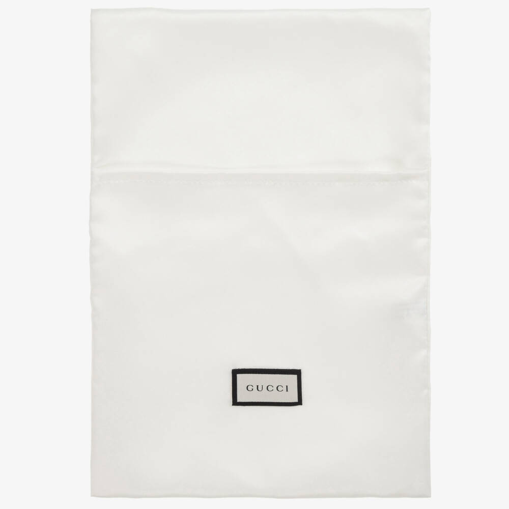 Gucci-Black Logo Sliders With Vintage Logo | Childrensalon