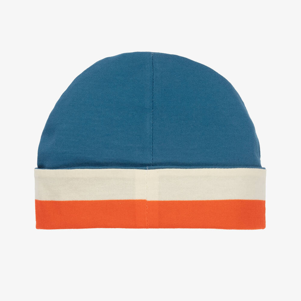 Gucci-Blue Cotton Baby Hat | Childrensalon