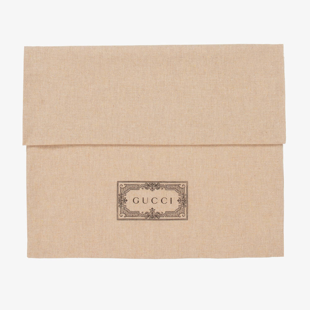 Gucci-Blue GG Logo Canvas Cap | Childrensalon