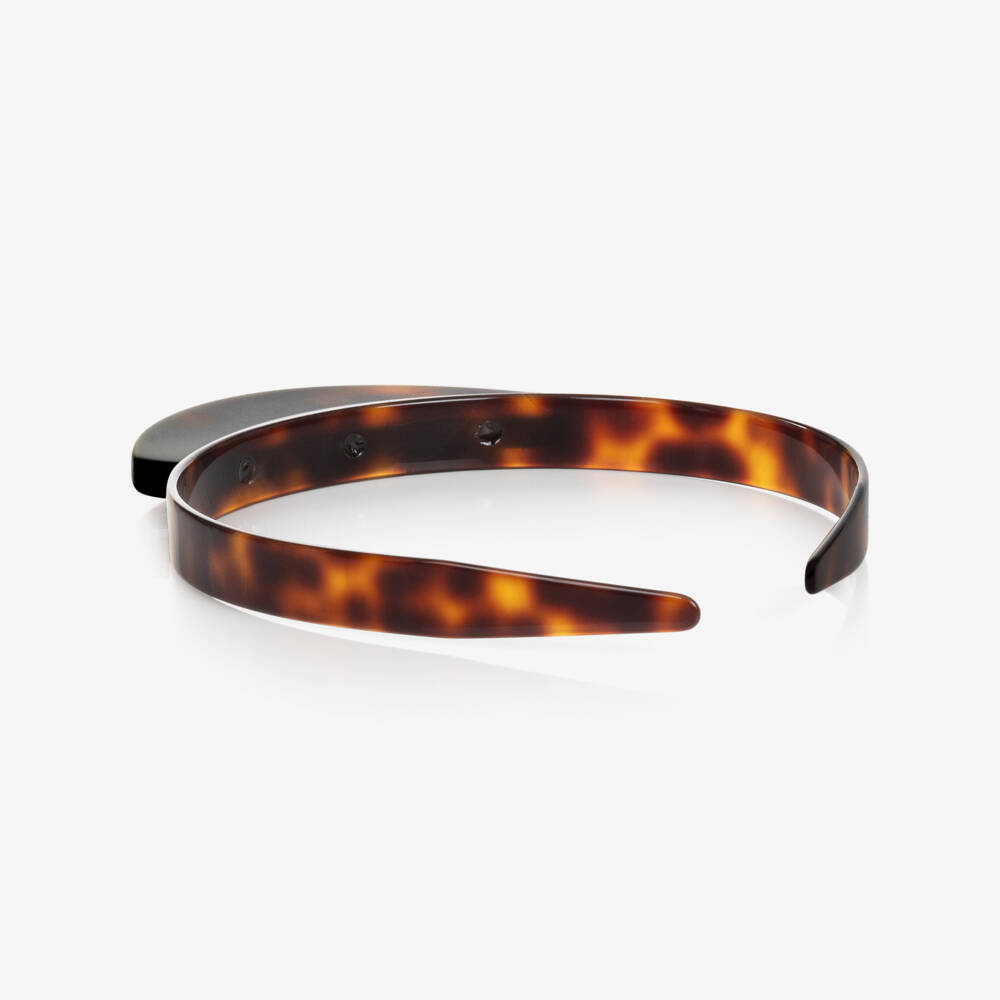 Gucci-ربطة للشعر لون بني للبنات | Childrensalon