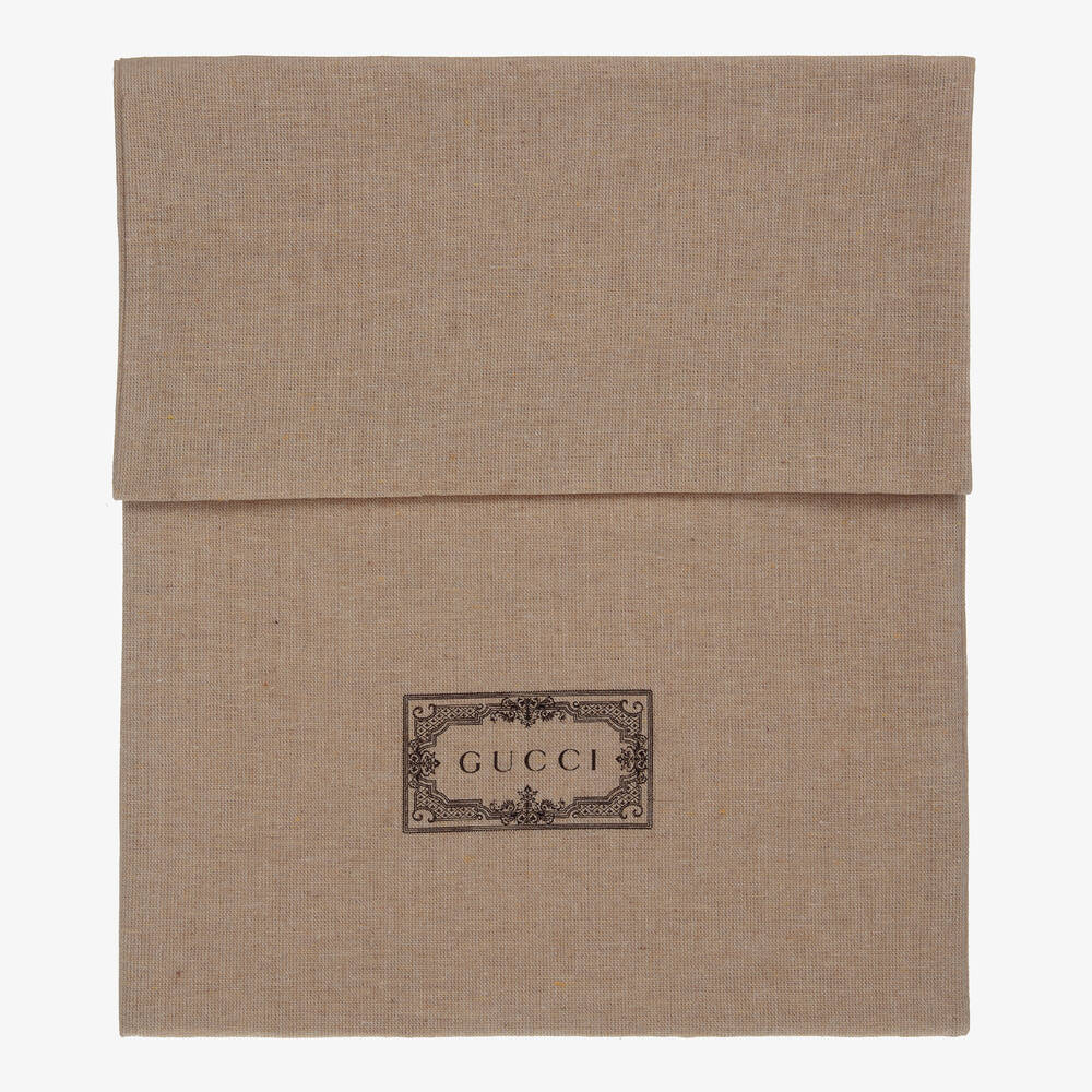 Gucci-ترينرز جلد لون زهري للمولودات | Childrensalon