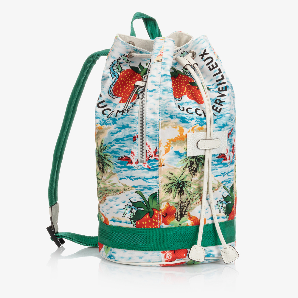 Gucci-Strawberry Backpack (34cm) | Childrensalon