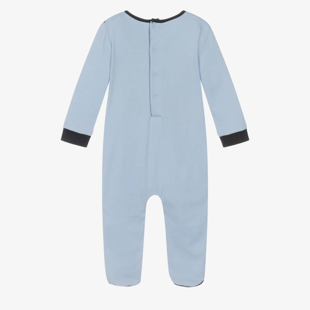 Guess-أفرول بيبي غرو بشعار مثلث قطن لون أزرق | Childrensalon