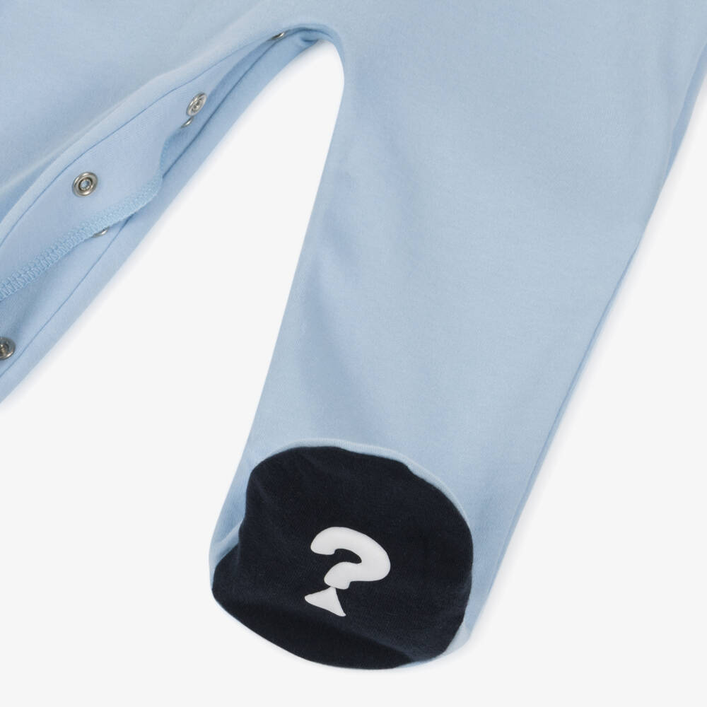 Guess-أفرول بيبي غرو بشعار مثلث قطن لون أزرق | Childrensalon