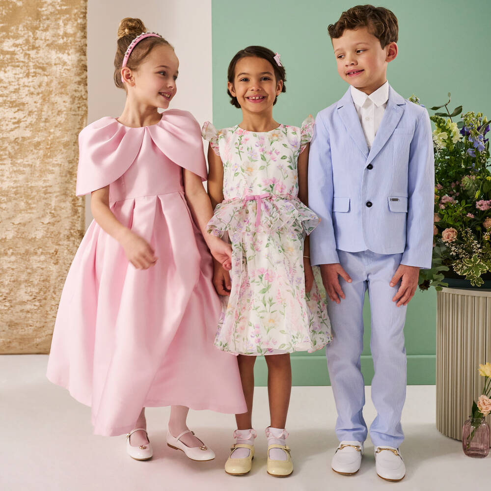 Guess-Boys Blue Striped Suit | Childrensalon