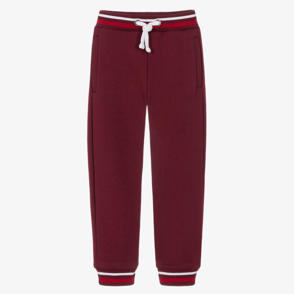 Guess-Boys Burgundy Red Joggers  | Childrensalon