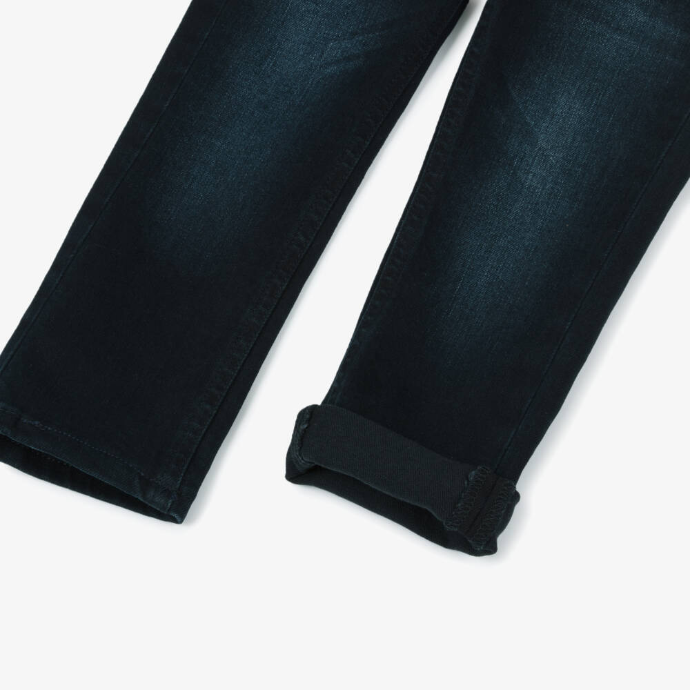 Guess-جينز دنيم بقصة مستقيمة لون أزرق داكن للأولاد | Childrensalon