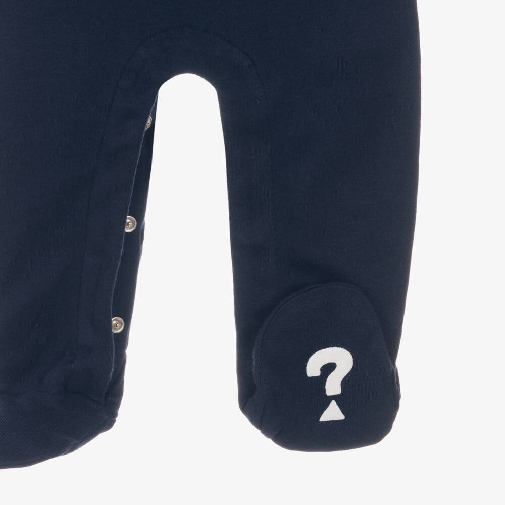 Guess-أفارول بيبي غرو قطن لون كحلي وعاجي للأولاد  | Childrensalon