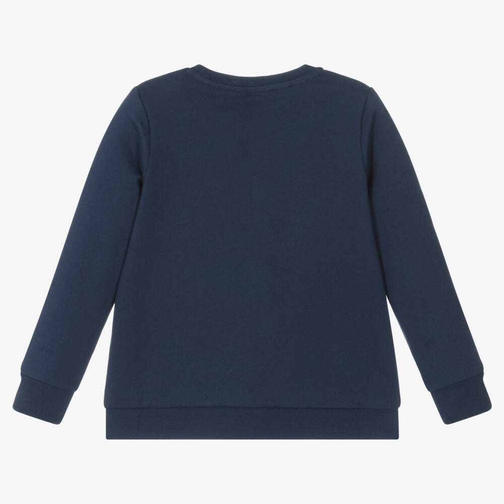 Guess Boys Bear Polo Shirt in Blue