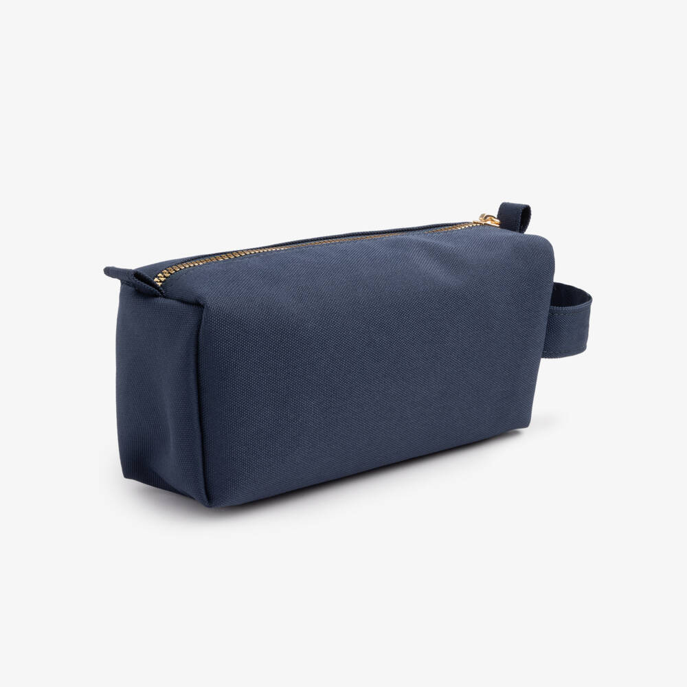 Guess-Dark Blue Pencil Case with Varsity Bear (20cm) | Childrensalon