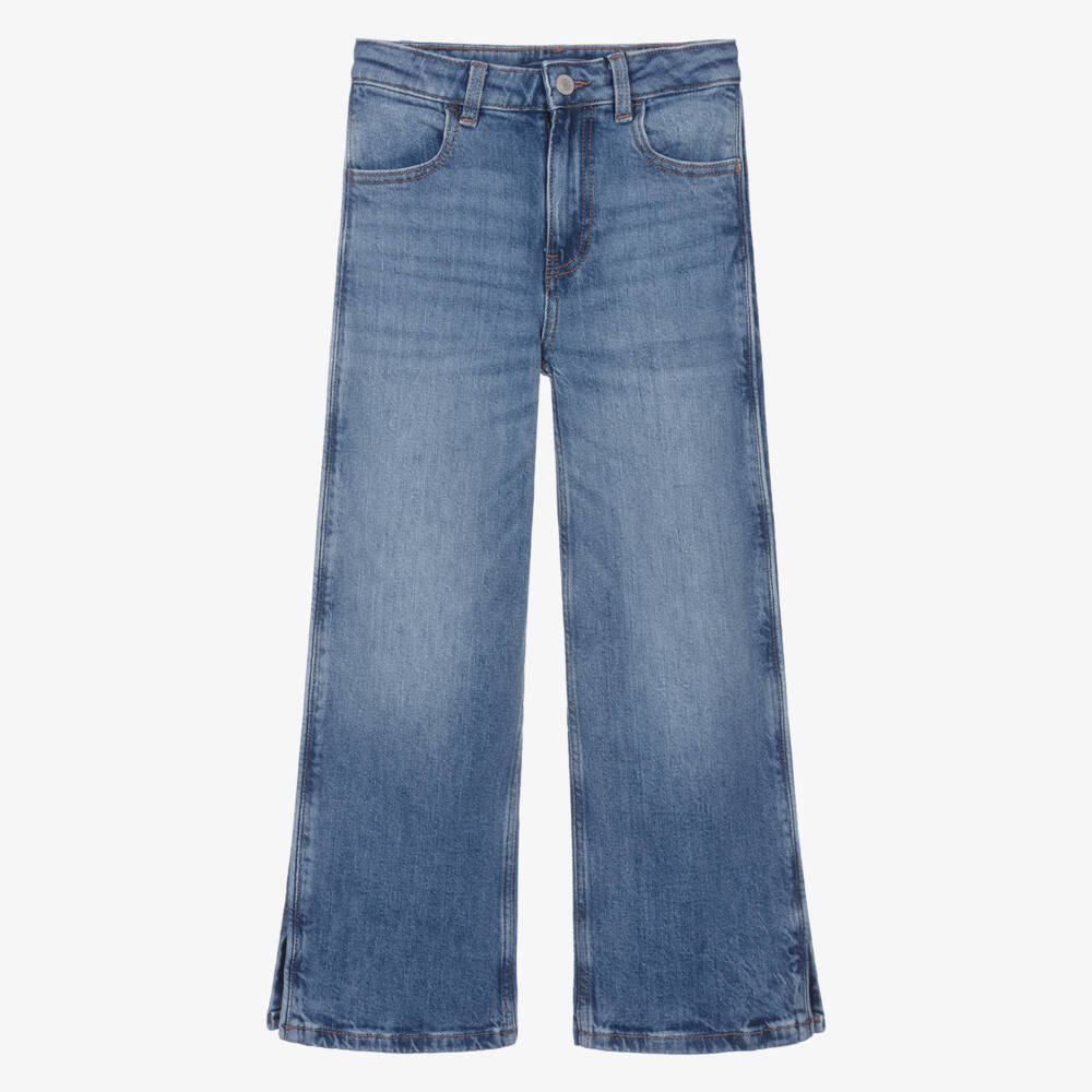 Guess-Girls Blue Denim 90s Fit Jeans | Childrensalon