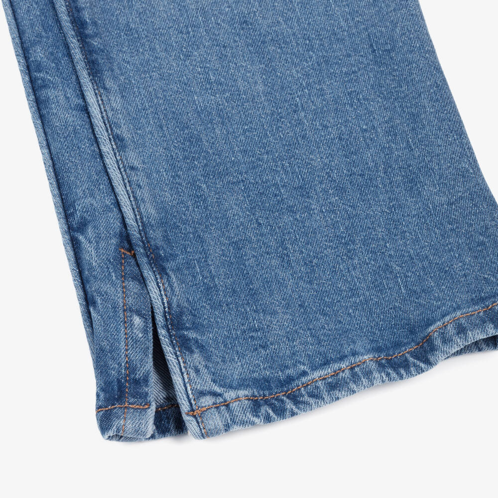 Guess-Girls Blue Denim 90s Fit Jeans | Childrensalon