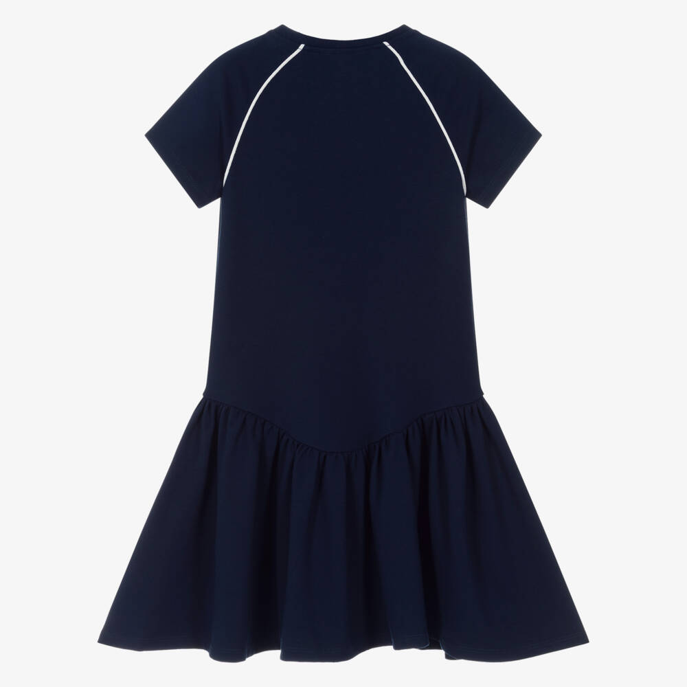 Guess-Girls Navy Blue Milano Jersey Dress | Childrensalon