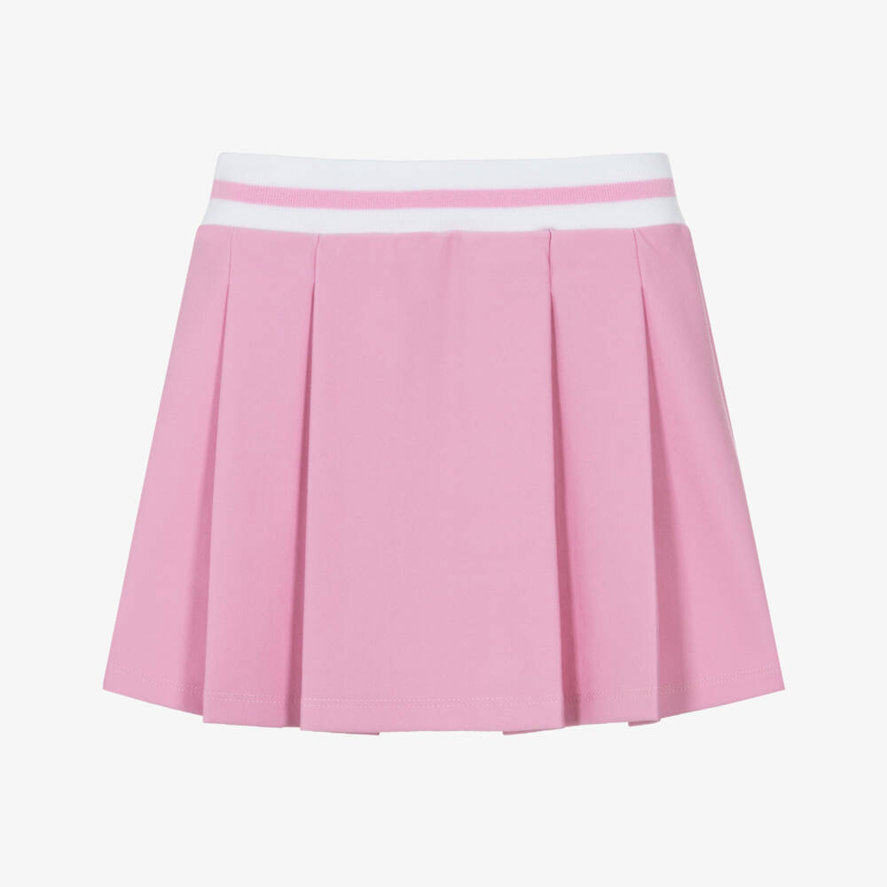 Guess-Girls Pink Pleated Milano Jersey Skirt | Childrensalon